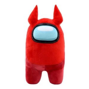 Among Us Official 12” Plush - Red with Horns Toikido NEW
